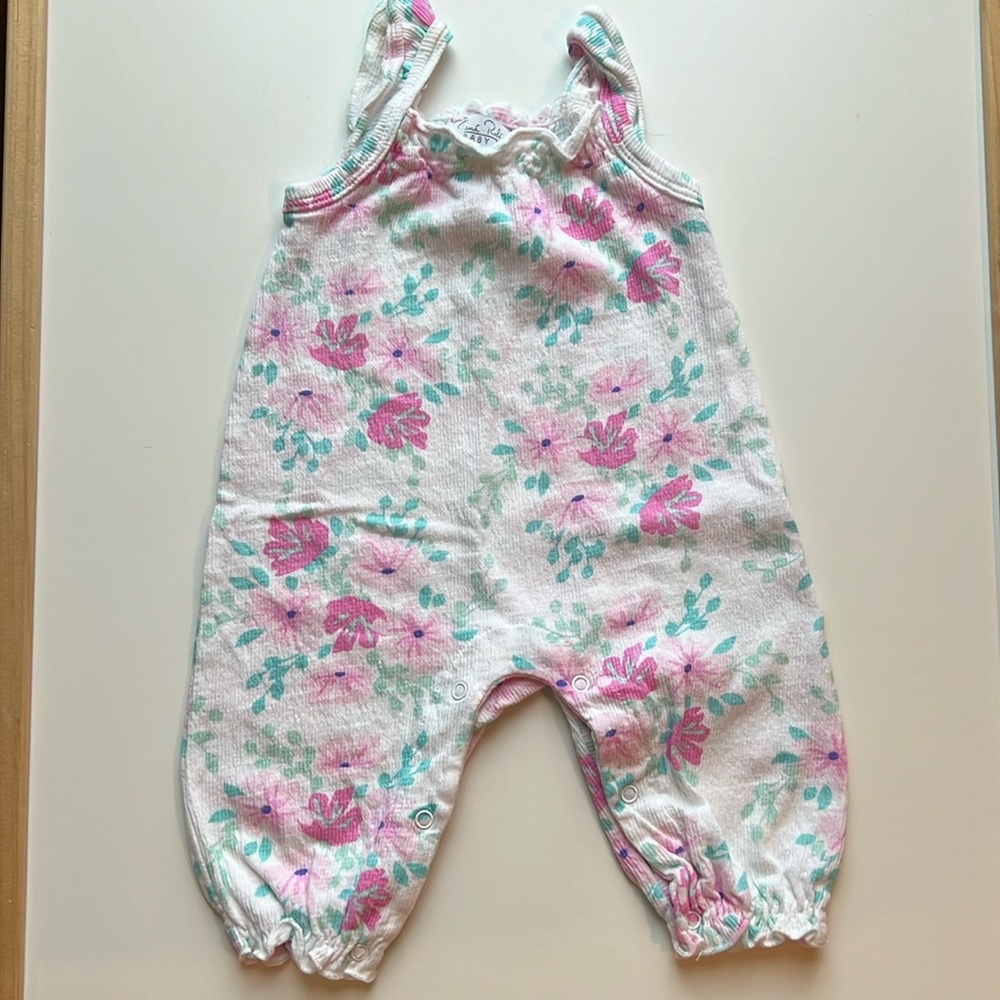 Baby Girl Sleeveless Romper
